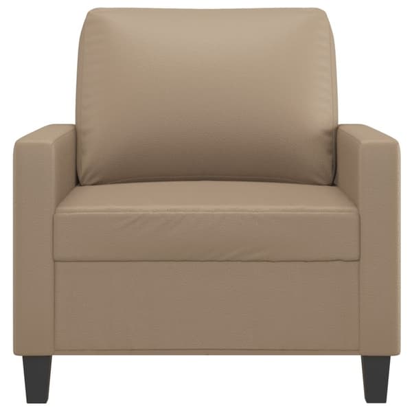vidaXL lænestol 60 cm kunstlæder Cappuccino