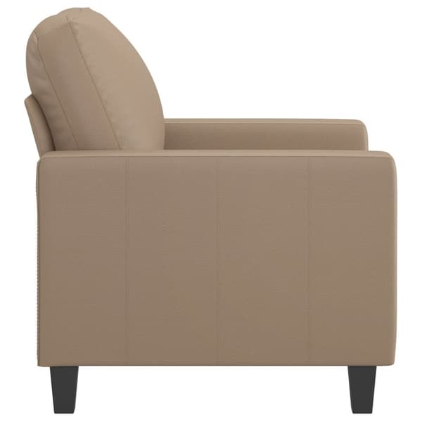 vidaXL lænestol 60 cm kunstlæder Cappuccino
