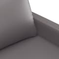 Miniatyrbild 6 av 8: vidaXL 3-sitssoffa grå 180 cm konstläder