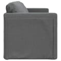 Miniatyrbillede 7 af 11: vidaXL 2-i-1 sovesofa 112x174x55 cm stof mørkegrå