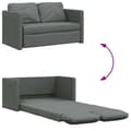 Miniatyrbillede 9 af 11: vidaXL 2-i-1 sovesofa 112x174x55 cm stof mørkegrå