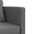 Miniatyrbillede 10 af 11: vidaXL 2-i-1 sovesofa 112x174x55 cm stof mørkegrå
