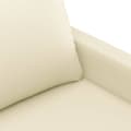 Miniatyrbillede 5 af 8: vidaXL 2-personers sofa 120 cm kunstlæder cremefarvet