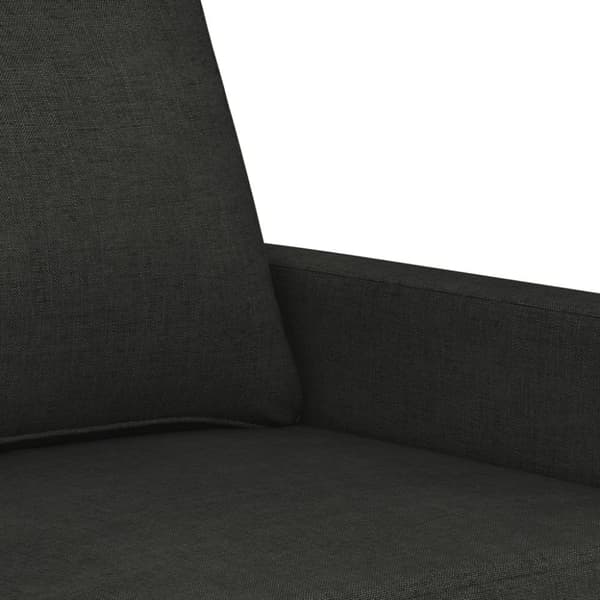 vidaXL 2-sitssoffa svart 140 cm tyg