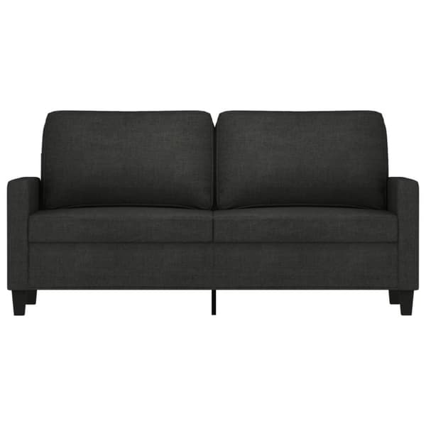 vidaXL 2-sitssoffa svart 140 cm tyg