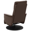 Miniatyrbild 4 av 11: vidaXL Reclinerfåtölj med fotstöd brun konstläder