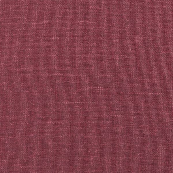 vidaXL 3-sits soffa med prydnadskuddar vinröd 180 cm Tyg