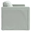Miniatyrbillede 7 af 11: vidaXL 2-i-1 sovesofa 122x204x55 cm velour lysegrå