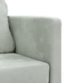 Miniatyrbillede 9 af 11: vidaXL 2-i-1 sovesofa 122x204x55 cm velour lysegrå