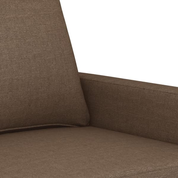 vidaXL 3-sitssoffa brun 180 cm tyg
