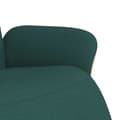 Miniatyrbild 5 av 9: vidaXL Reclinerfåtölj med fotstöd mörkgrön tyg