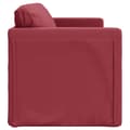Miniatyrbillede 6 af 11: vidaXL 2-i-1 sovesofa 112x174x55 cm kunstlæder vinrød