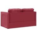 Miniatyrbillede 7 af 11: vidaXL 2-i-1 sovesofa 112x174x55 cm kunstlæder vinrød