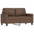 Miniatyrbillede 4 af 10: vidaXL sofasæt 4 dele med hynder stof brun