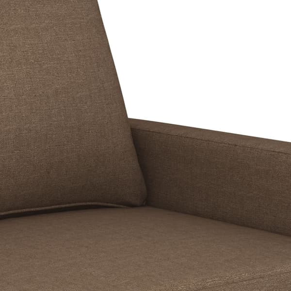 vidaXL sofasæt 4 dele med hynder stof brun
