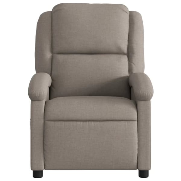 vidaXL massagestol stof gråbrun