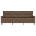 Miniatyrbillede 2 af 8: vidaXL 3-personers sofa 180 cm stof brun