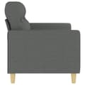 Miniatyrbillede 3 af 8: vidaXL 2-personers sofa 140 cm stof mørkegrå