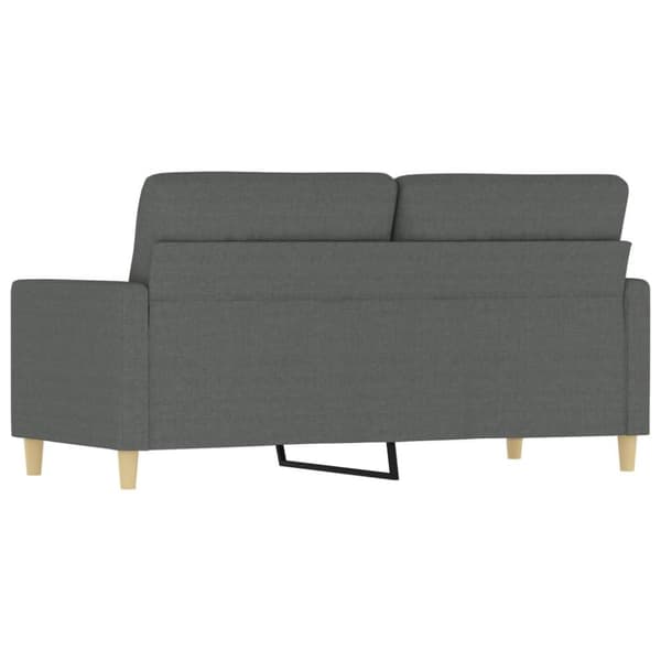 vidaXL 2-personers sofa 140 cm stof mørkegrå