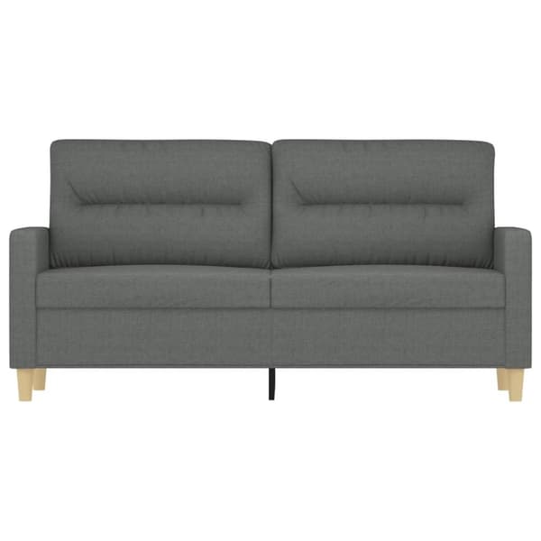 vidaXL 2-personers sofa 140 cm stof mørkegrå