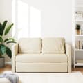 Miniatyrbillede 3 af 11: vidaXL 2-i-1 sovesofa 112x174x55 cm stof creme
