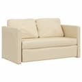 Miniatyrbillede 4 af 11: vidaXL 2-i-1 sovesofa 112x174x55 cm stof creme