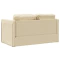Miniatyrbillede 7 af 11: vidaXL 2-i-1 sovesofa 112x174x55 cm stof creme