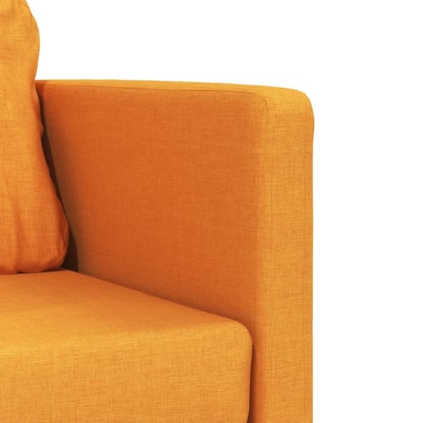 vidaXL 2-i-1 sovesofa 112x174x55 cm stof mørkegul