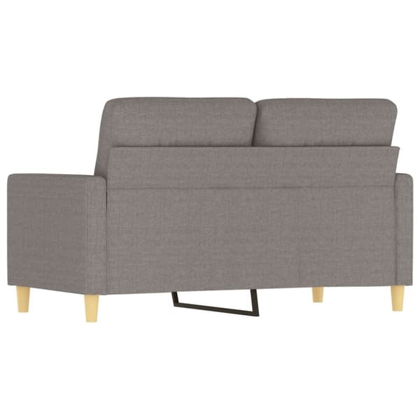 vidaXL 2-personers sofa 120 cm stof gråbrun