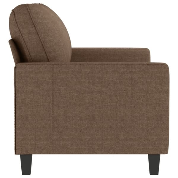 vidaXL 2-personers sofa 140 cm stof brun