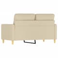 Miniatyrbillede 4 af 8: vidaXL 2-personers sofa 120 cm stof cremefarvet