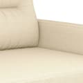 Miniatyrbillede 5 af 8: vidaXL 2-personers sofa 120 cm stof cremefarvet