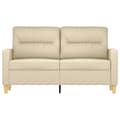 Miniatyrbillede 2 af 8: vidaXL 2-personers sofa 120 cm stof cremefarvet