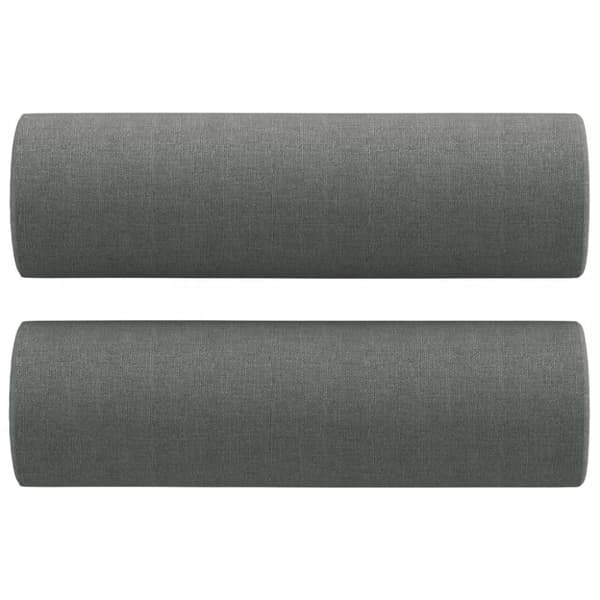 vidaXL sofasæt 3 dele med puder stof mørkegrå