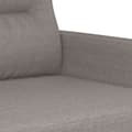 Miniatyrbillede 5 af 9: vidaXL sofasæt 2 dele med puder stof gråbrun