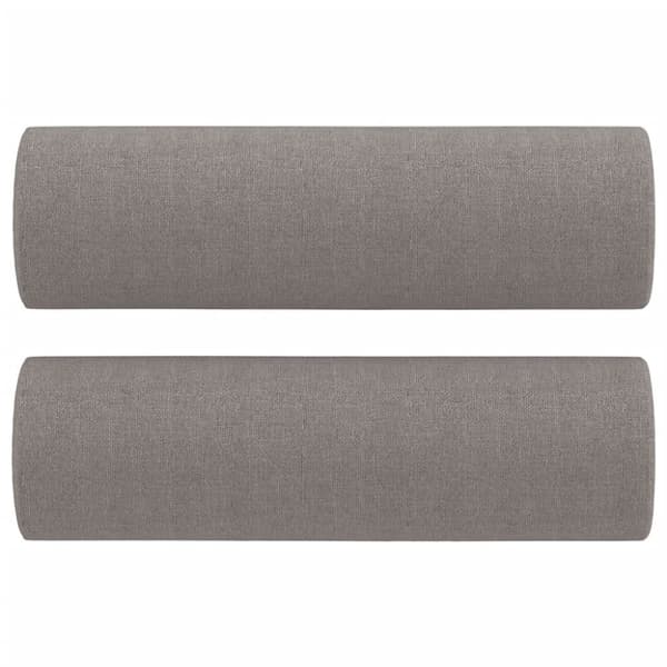 vidaXL sofasæt 2 dele med puder stof gråbrun