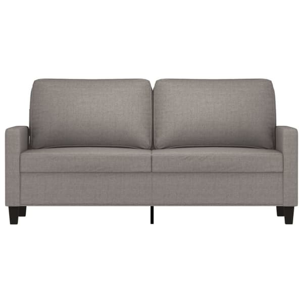 vidaXL 2-personers sofa 140 cm stof gråbrun