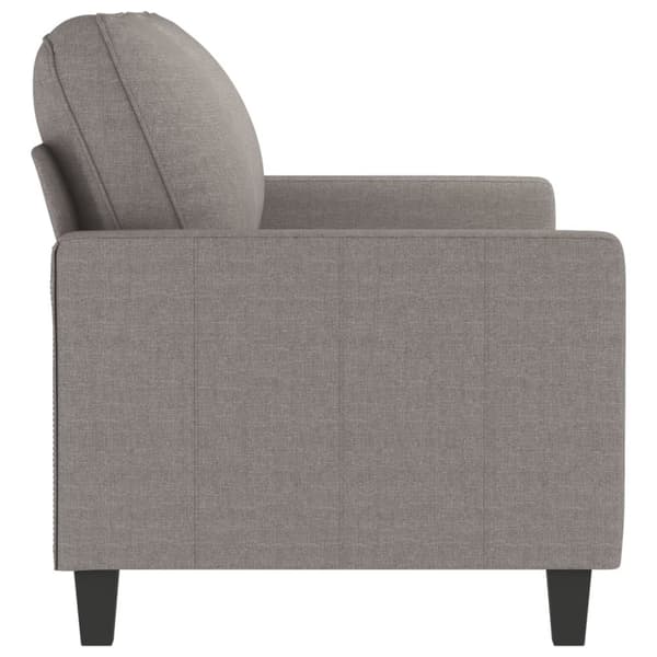vidaXL 2-personers sofa 140 cm stof gråbrun