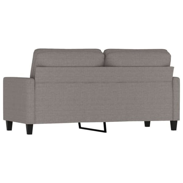 vidaXL 2-personers sofa 140 cm stof gråbrun