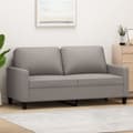 Miniatyrbillede 1 af 8: vidaXL 2-personers sofa 140 cm stof gråbrun