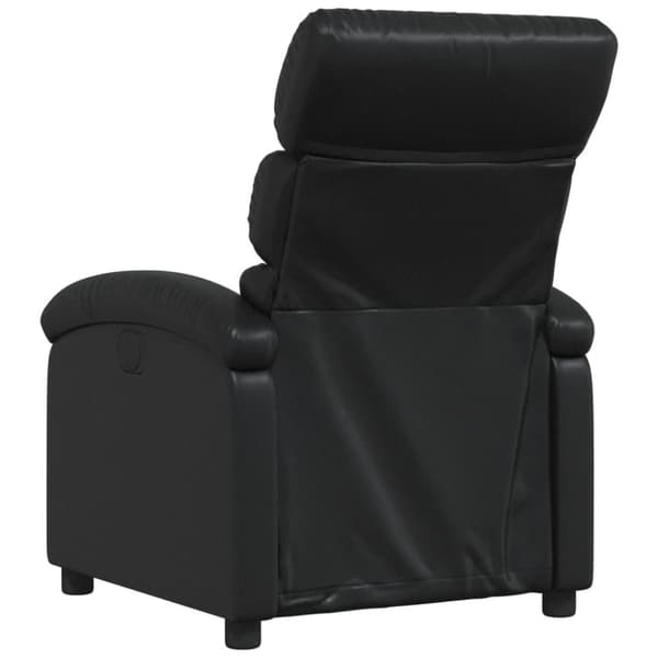 vidaXL Reclinerfåtölj svart konstläder