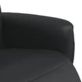 Miniatyrbild 6 av 9: vidaXL Reclinerfåtölj med fotstöd svart konstläder