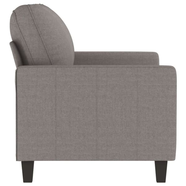 vidaXL 2-sitssoffa taupe 120 cm tyg