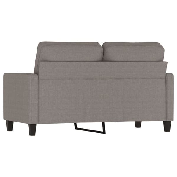 vidaXL 2-sitssoffa taupe 120 cm tyg