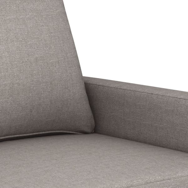 vidaXL 2-sitssoffa taupe 120 cm tyg