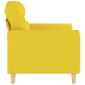 Miniatyrbillede 3 af 8: vidaXL 2-personers sofa 120 cm stof lysegul