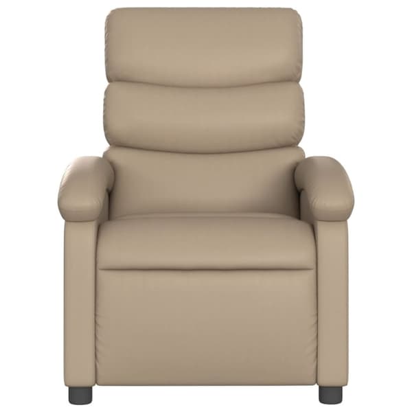 vidaXL massagestol kunstlæder cappuccino