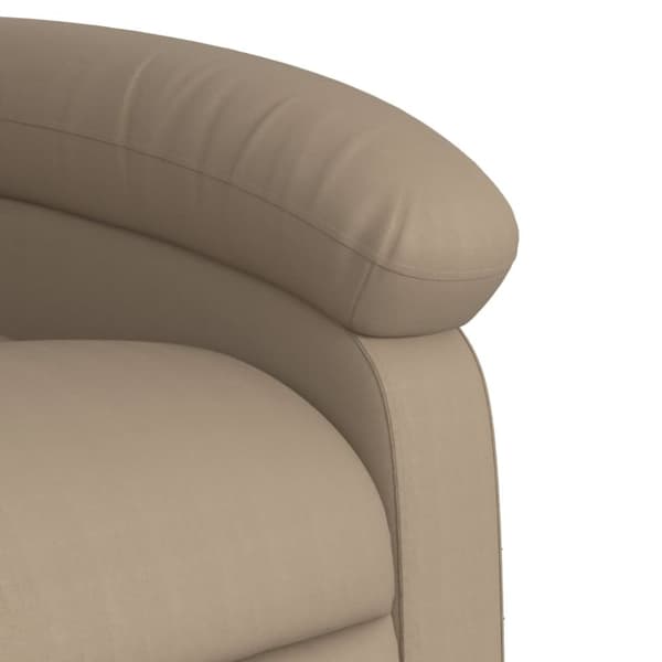 vidaXL massagestol kunstlæder cappuccino