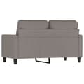 Miniatyrbillede 5 af 8: vidaXL 2-personers sofa 120 cm stof gråbrun