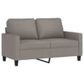 Miniatyrbillede 2 af 8: vidaXL 2-personers sofa 120 cm stof gråbrun